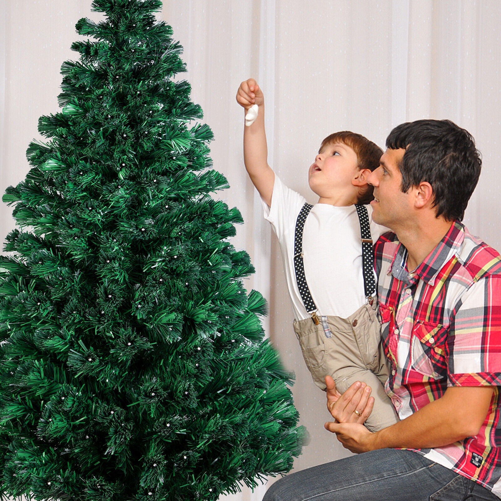 Weihnachtsdekorationen Vorgefertigter Künstlicher Baum mit Beleuchtung