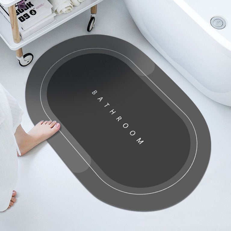 Alfombrilla de baño de secado rápido antideslizante para baño