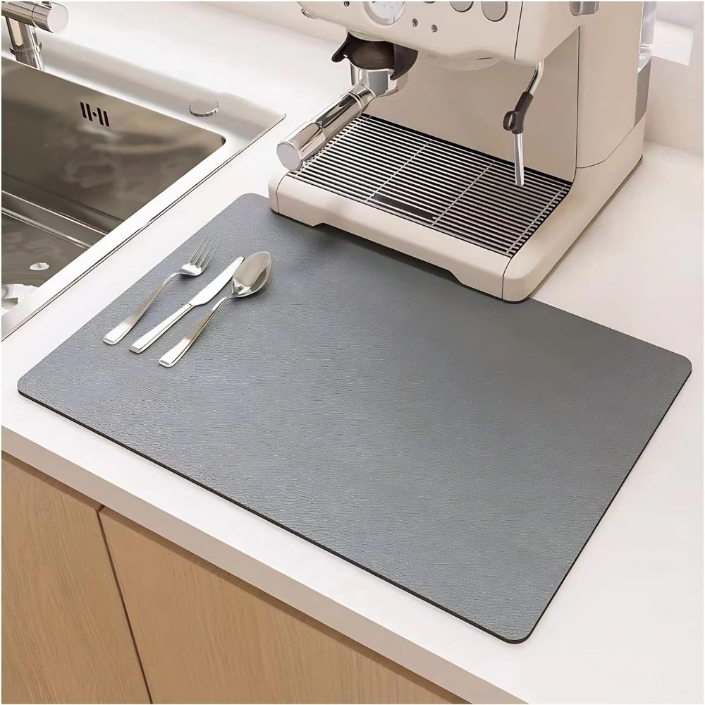 Felpudo de puerta de secado rápido Almohadilla para secar platos de cocina