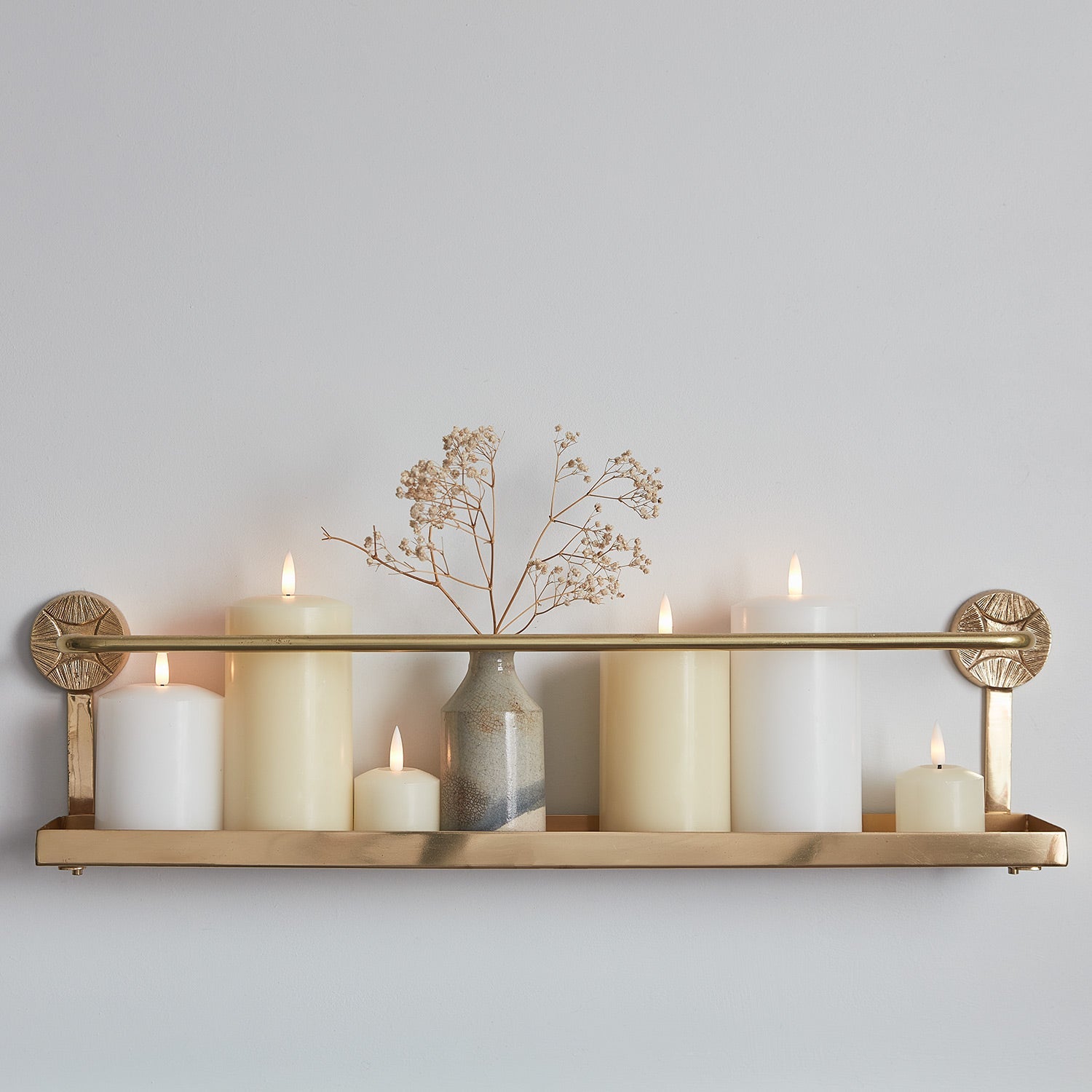 Bougie à cire LED Flamme vacillante