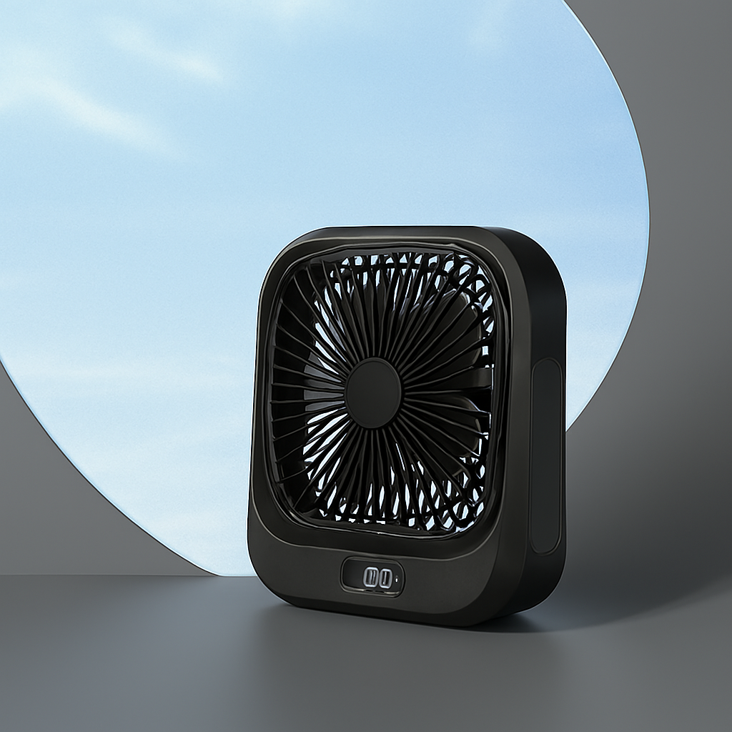 USB Desk Fan Portable Quiet Table Cooling