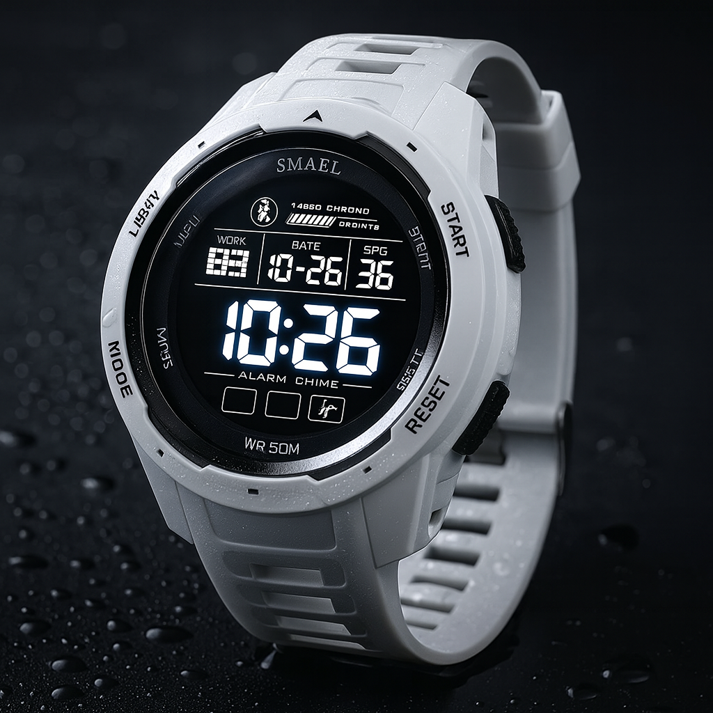 Men's Digital Waterproof Sports Watch