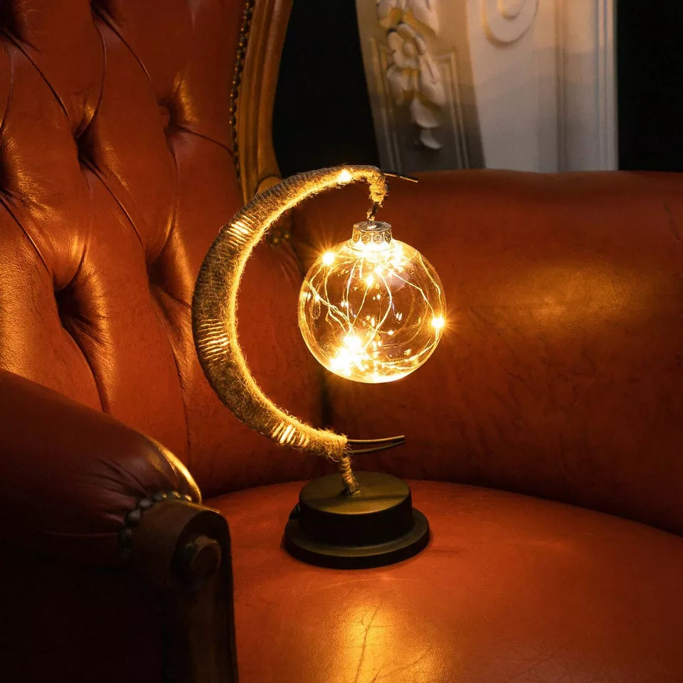 Lámpara de mesa LED Moon Light para dormitorios