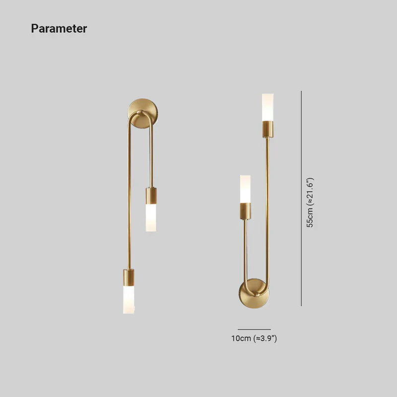 Wall Light Gold LED Modern Bedside Lamp