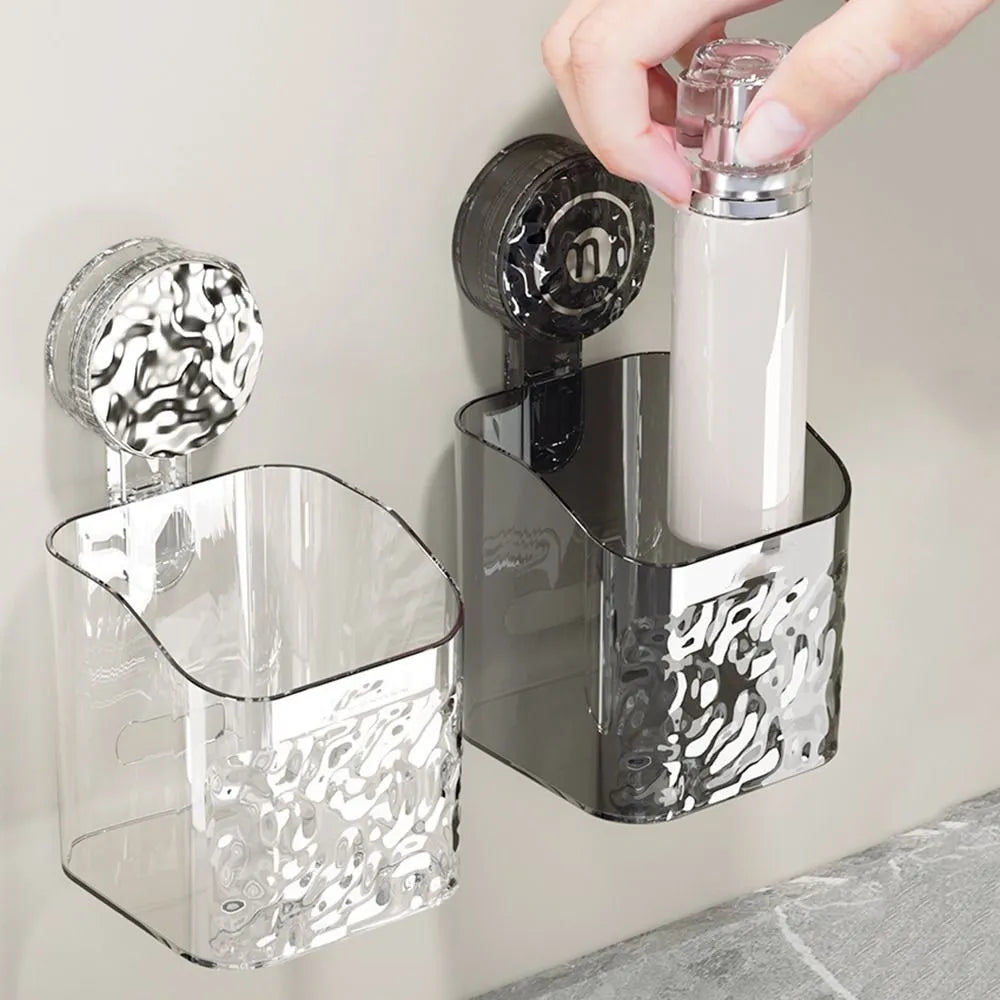 Shower Caddy Suction Acrylic Bathroom Shelves