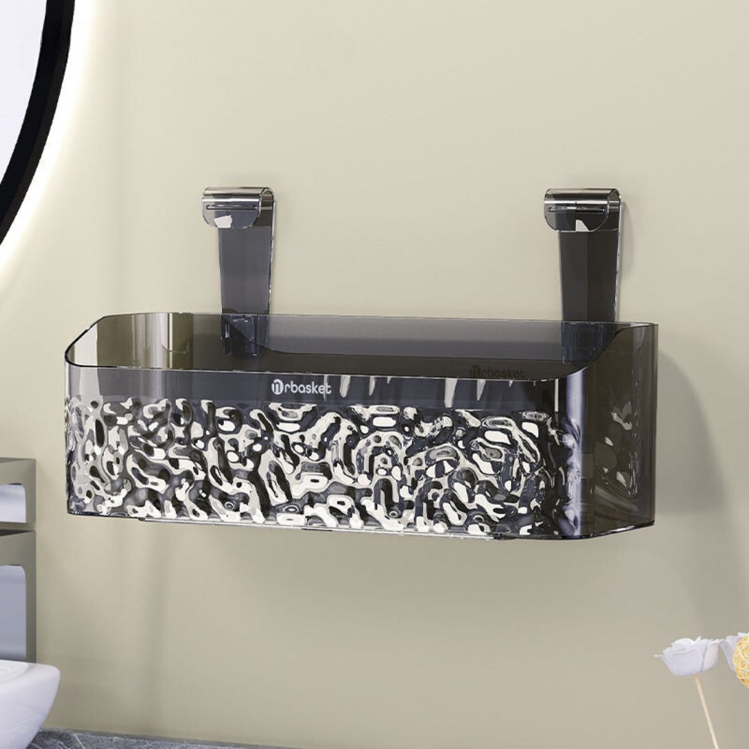Shower Caddy Suction Acrylic Bathroom Shelves
