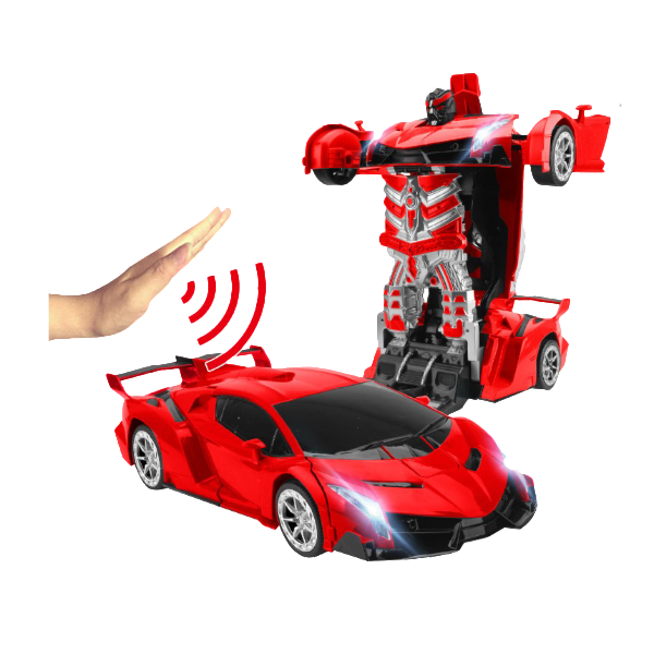 Voiture télécommandée jouet robot transformable
