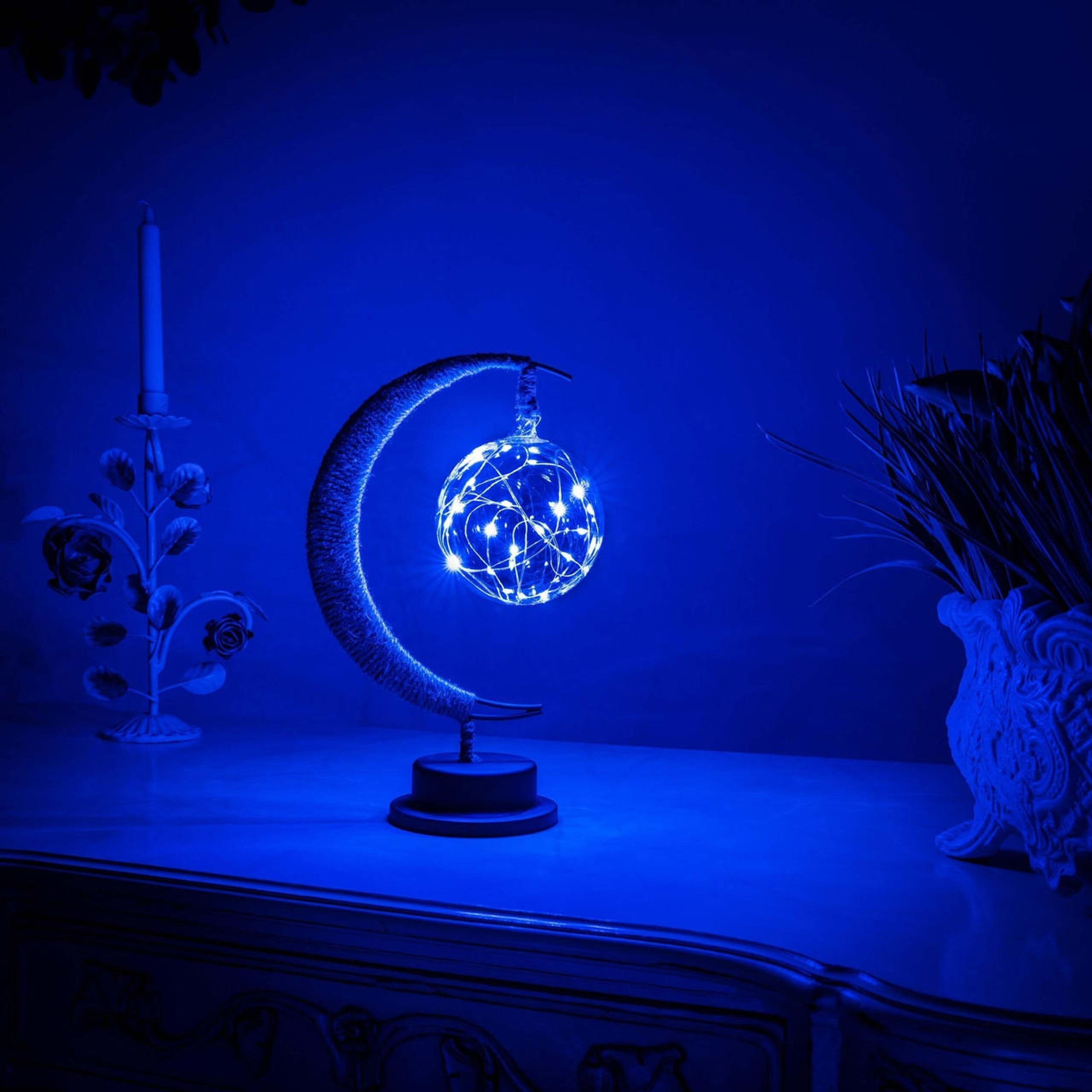 Lámpara de mesa LED Moon Light para dormitorios