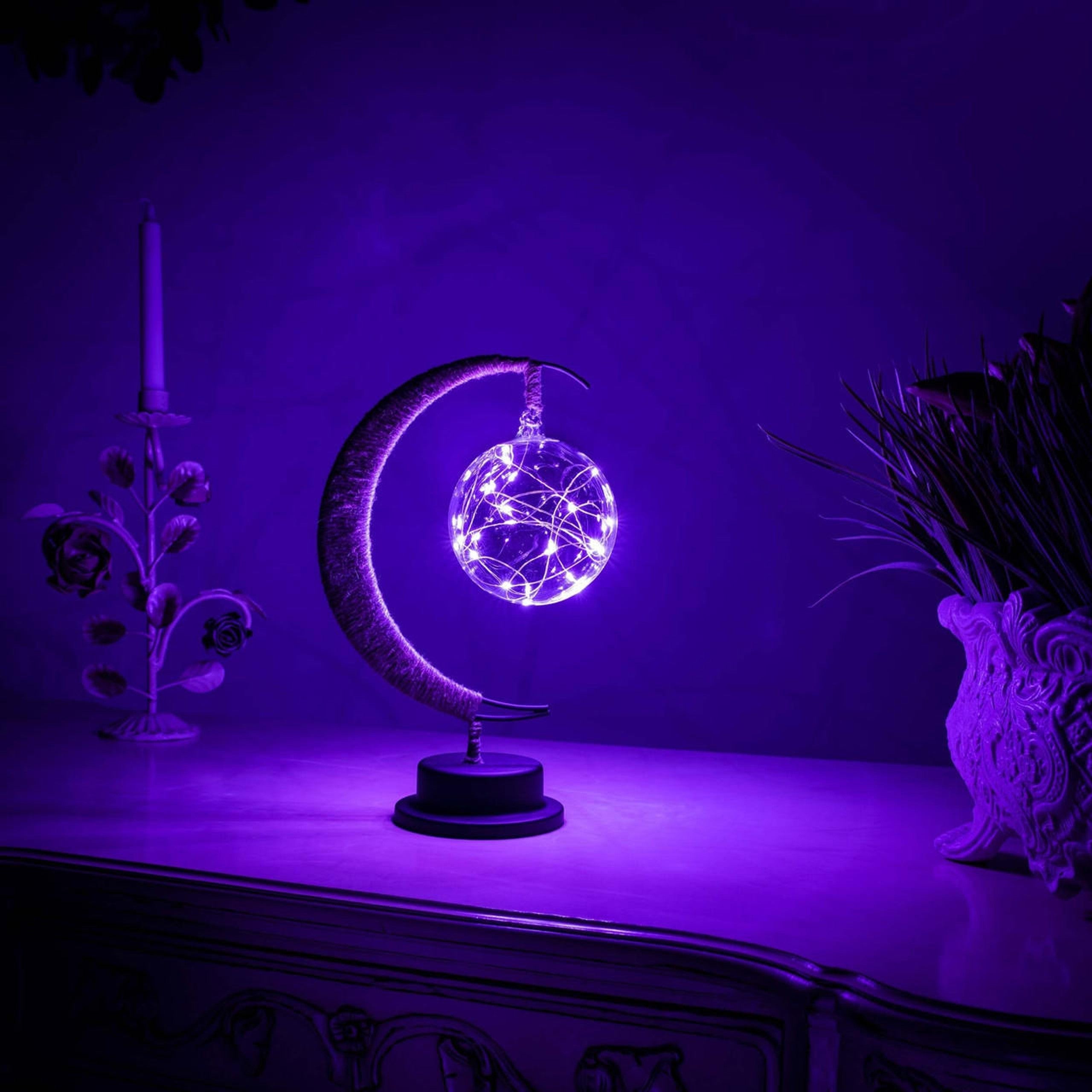 Lámpara de mesa LED Moon Light para dormitorios