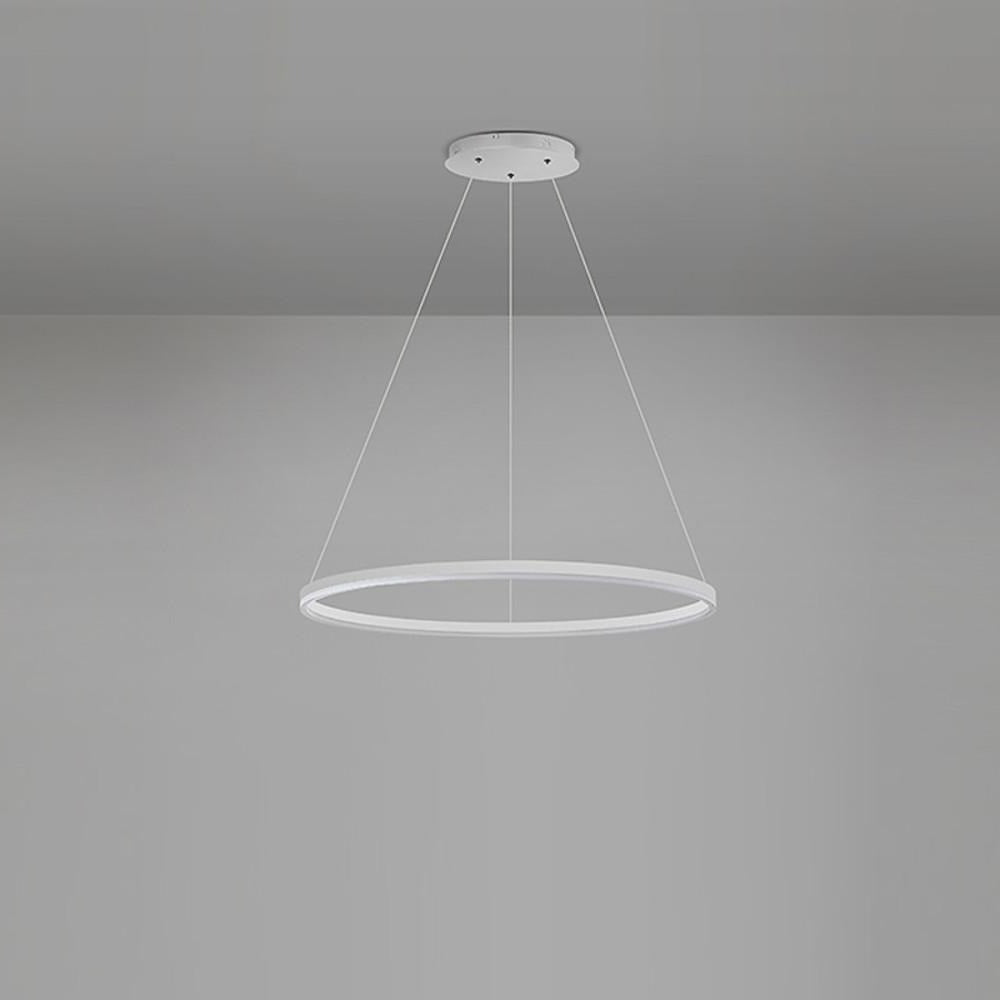 Nowoczesna czarna lampa sufitowa LED z zawieszeniem