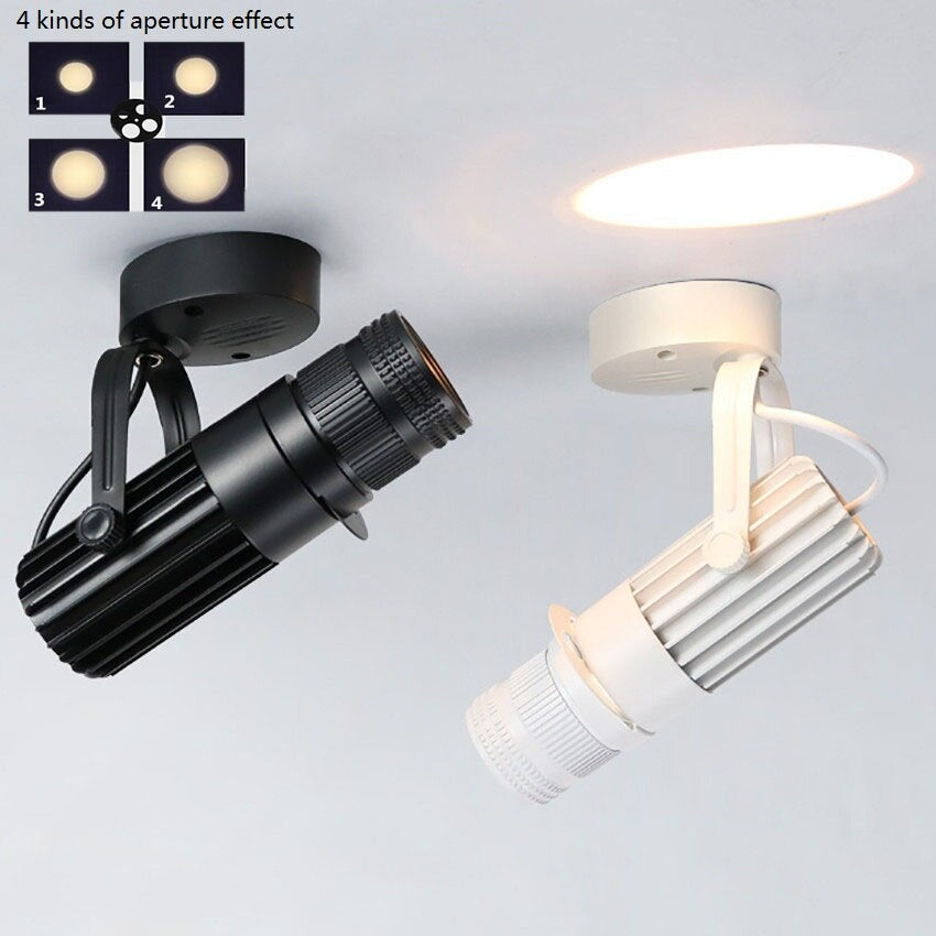 Faretto da soffitto regolabile in alluminio a LED