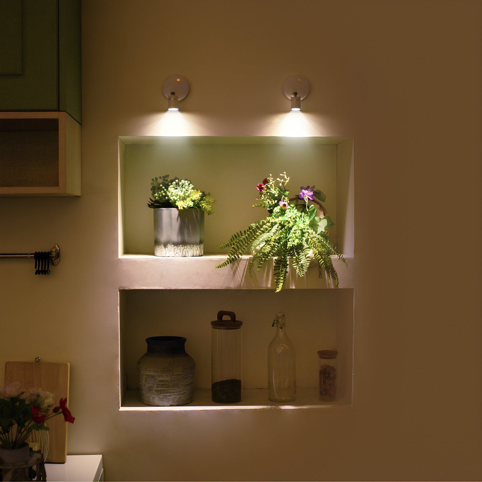 LED-Strahler verstellbar wandmontiert