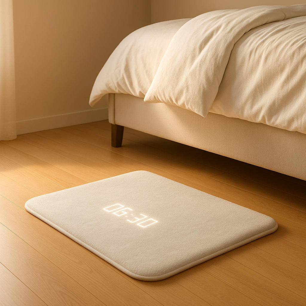 Tapis de porte Horloge réveil intelligente