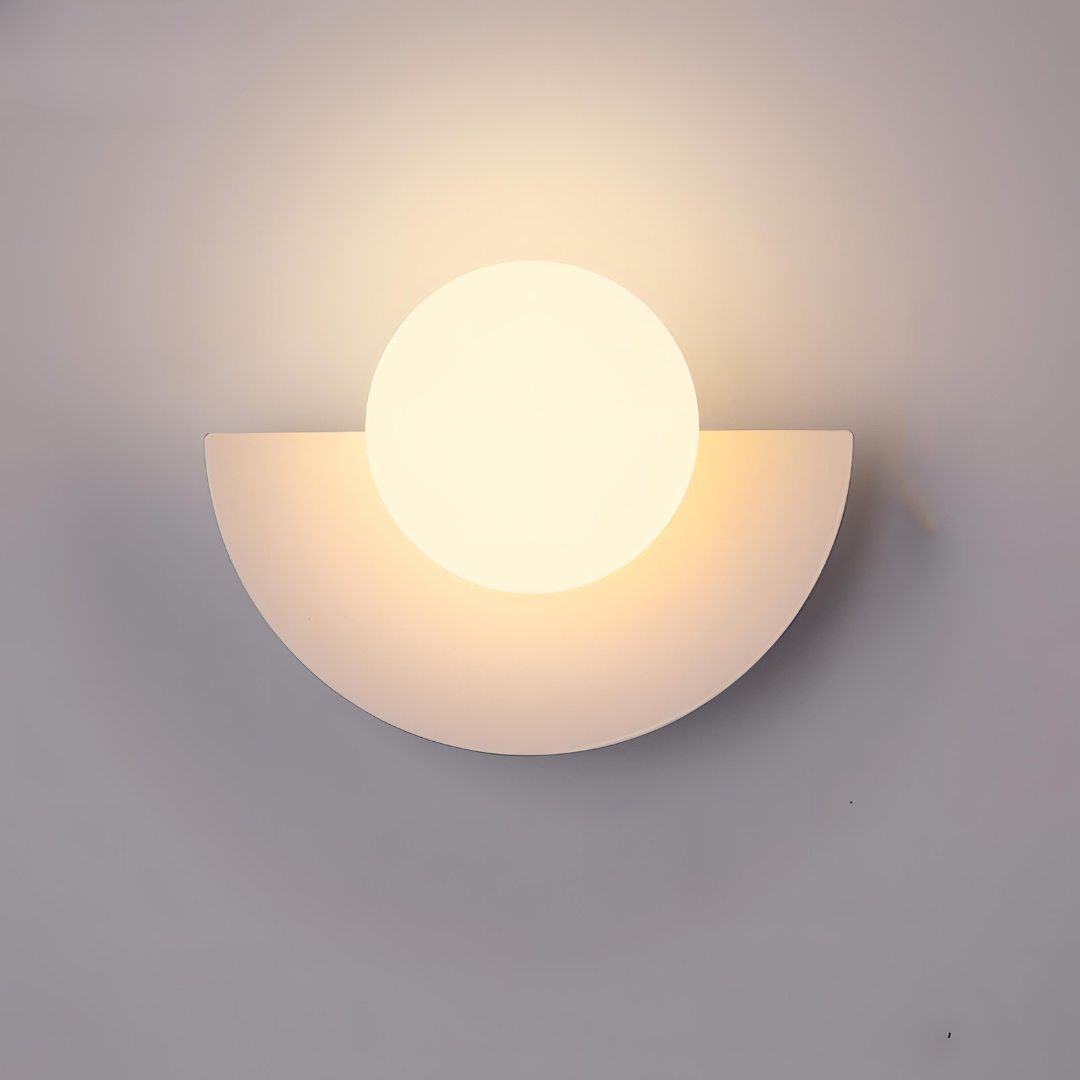 Nowoczesne metalowe lampy ścienne w stylu nordyckim