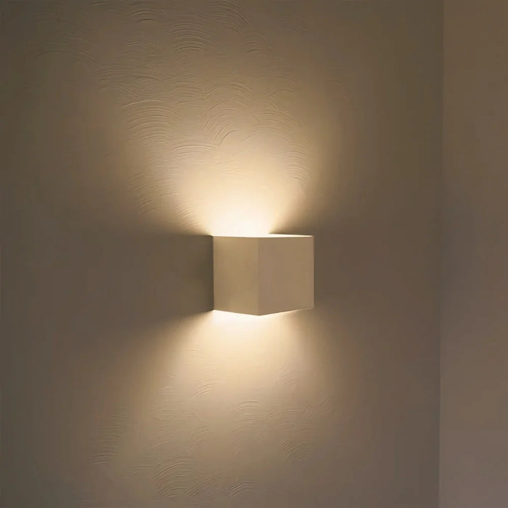 Moderne schwarze Aluminium-Wandleuchte