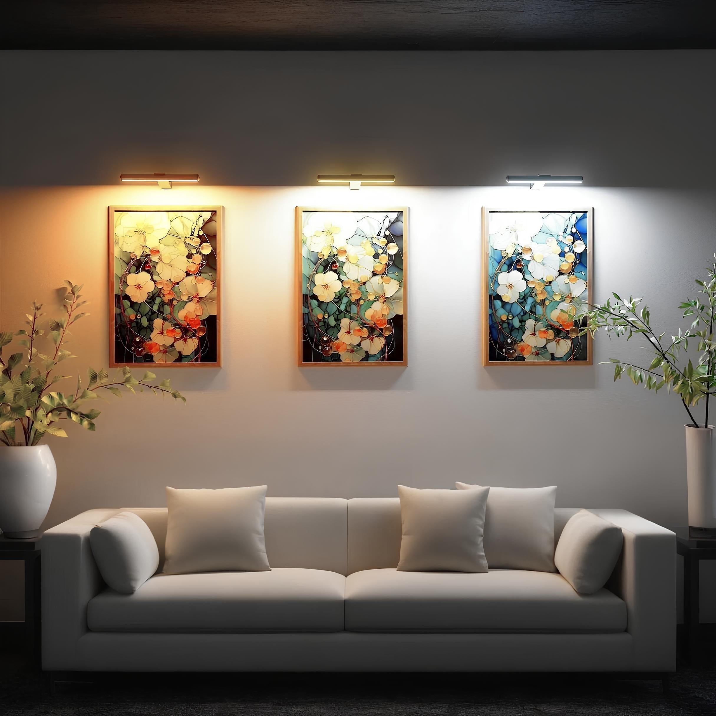 Luce a LED per quadri regolabile da parete
