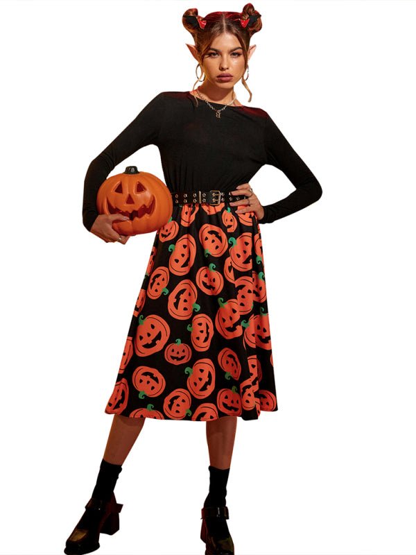 Disfraz de Halloween | Vestido midi de manga larga