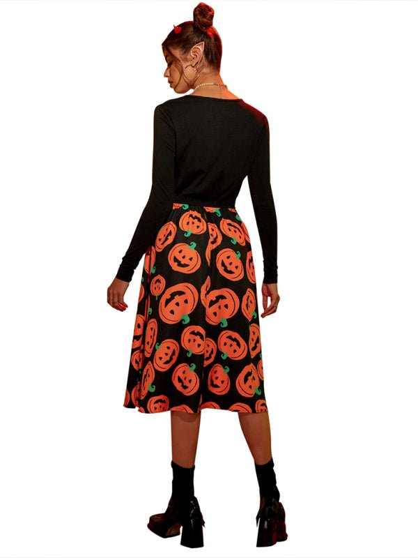 Disfraz de Halloween | Vestido midi de manga larga