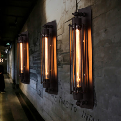 Wall LED Light Vintage Industrial Iron Sconce