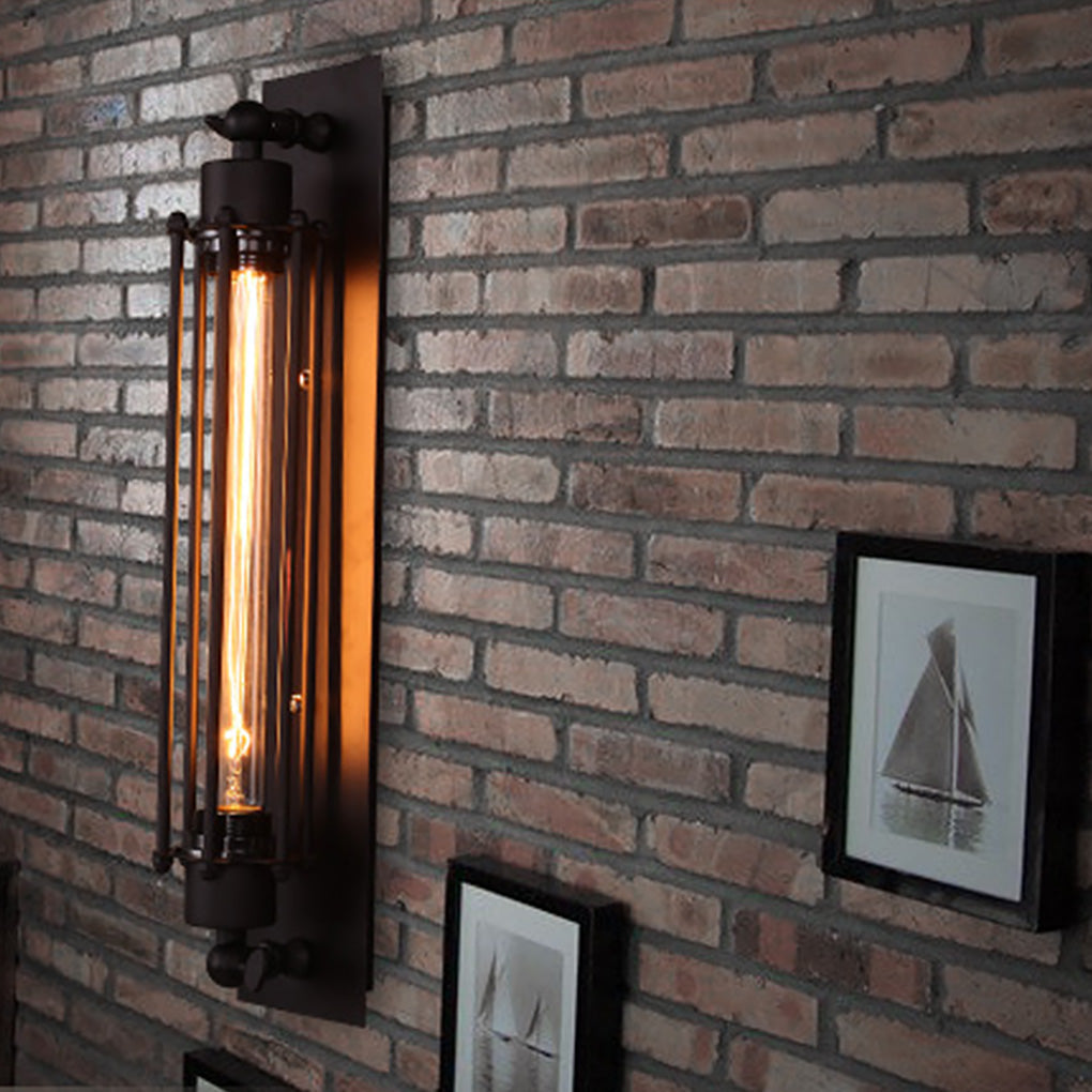 Wall LED Light Vintage Industrial Iron Sconce
