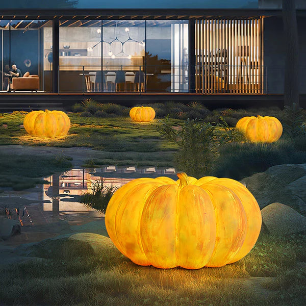 Portable Pumpkin Table Light in Resin – Perfect for Autumn Decor, Halloween Ambience, and Festive Home Lighting