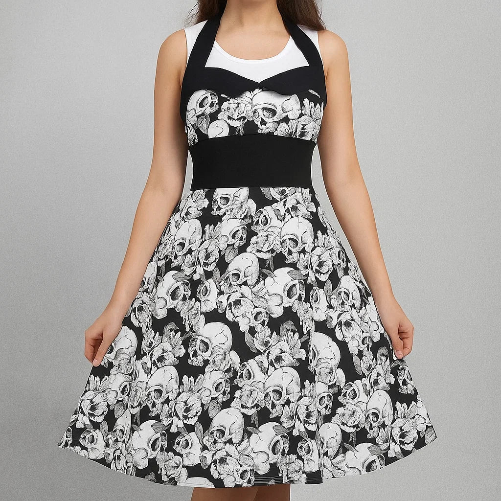 Vestido de Disfraz de Halloween para Mujer | Cuello Halter