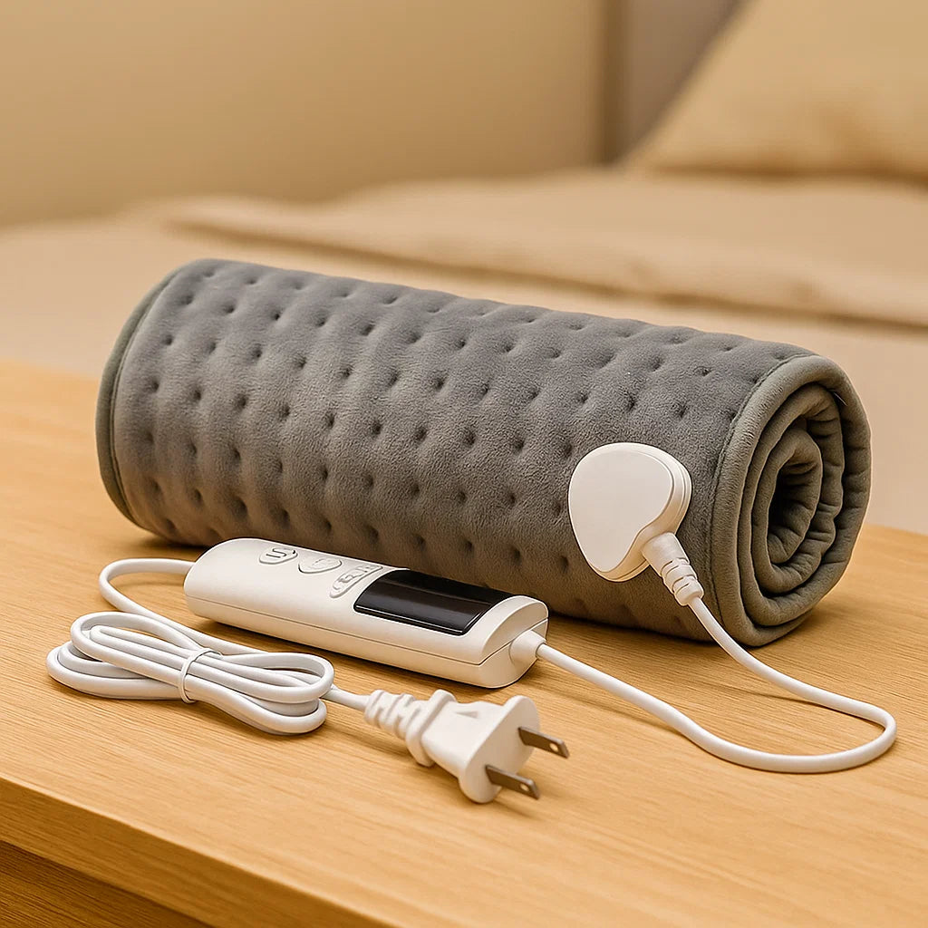 Elektrische Decke Flanell Beheizt Timer Sicherheit Überwurf