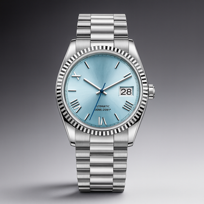 Herren Edelstahl Automatik-Uhr