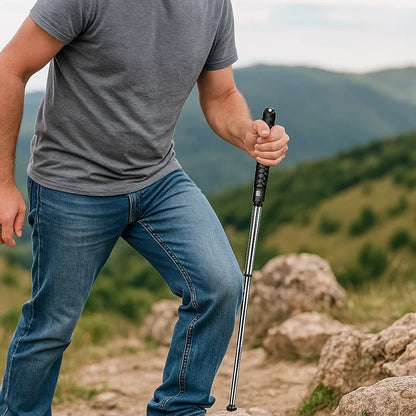 Bâton de marche réglable léger de soutien