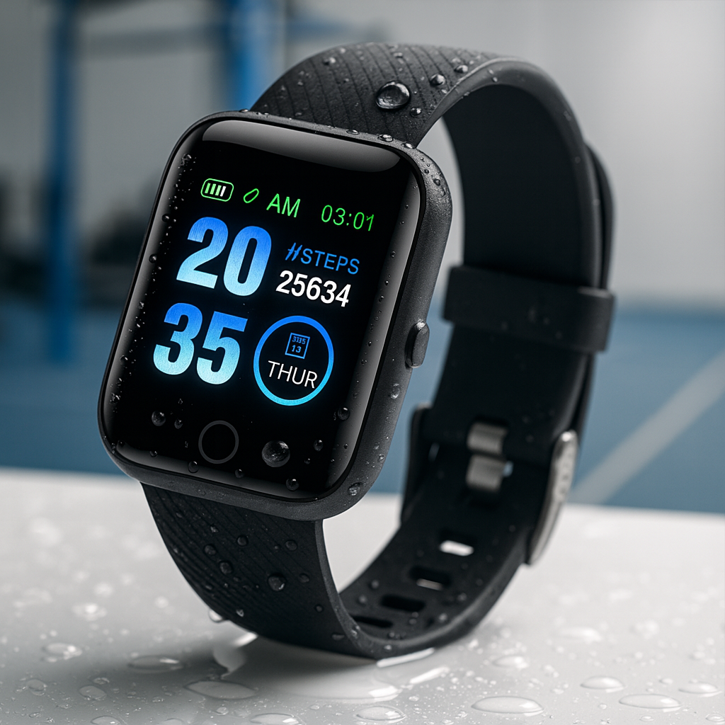 Montre intelligente écran tactile tracker de fitness