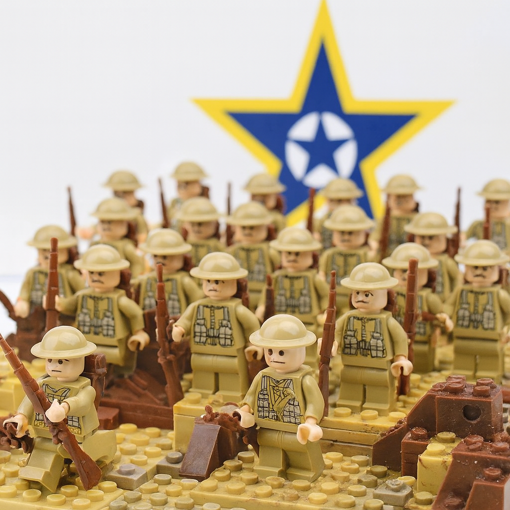 Blocchi da Costruzione Soldato Esercito Militare