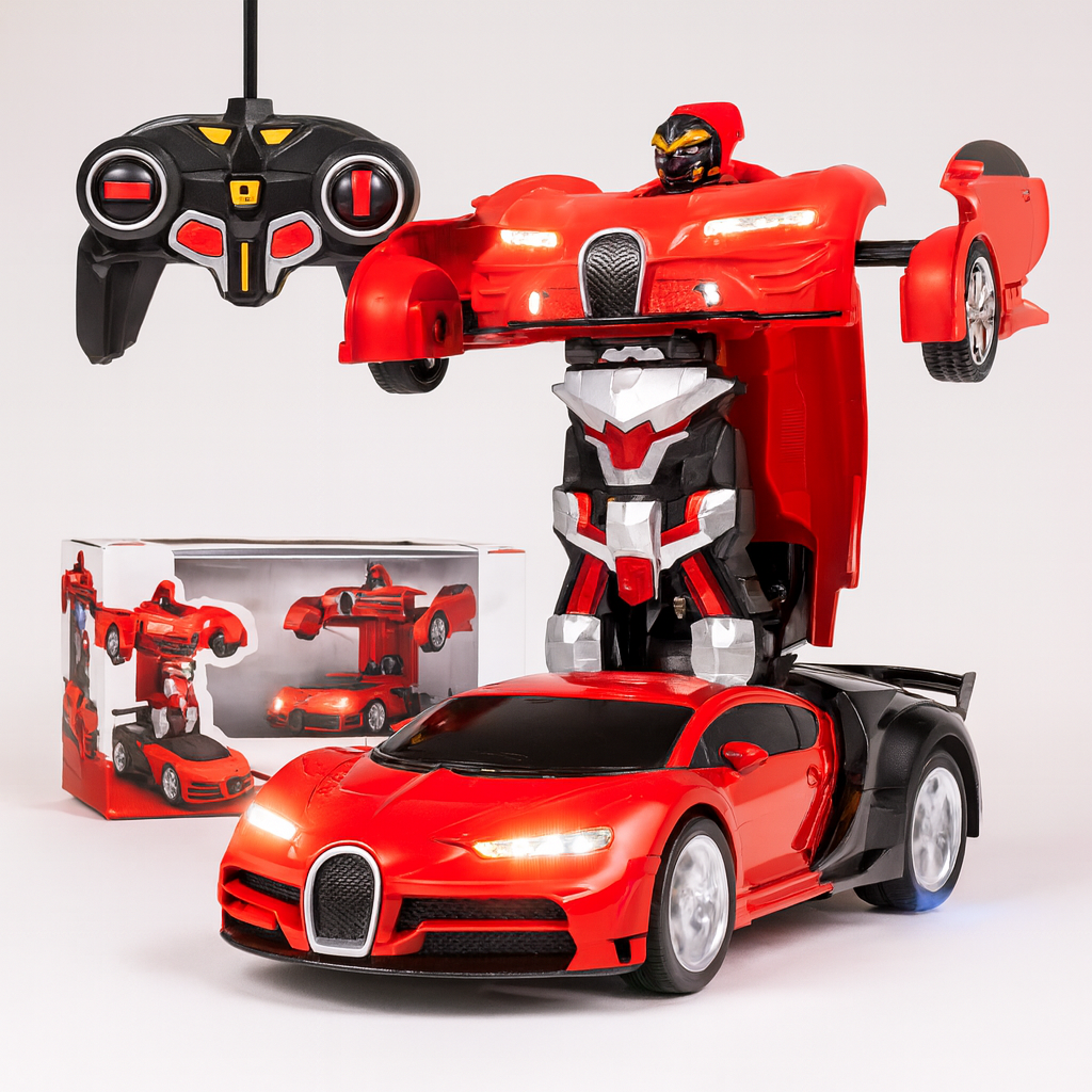 Jouet voiture robot transformable télécommandé