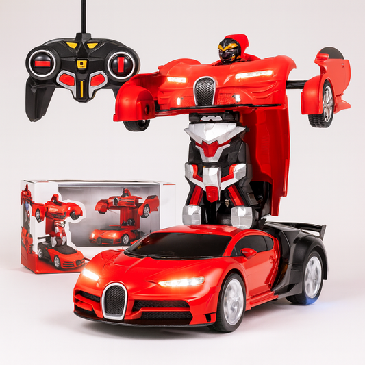 Remote Control Transforming Robot Car Toy