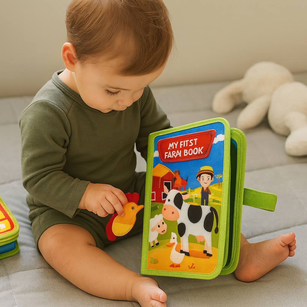 Livre d'histoires éducatif pour enfants sur les animaux de la ferme