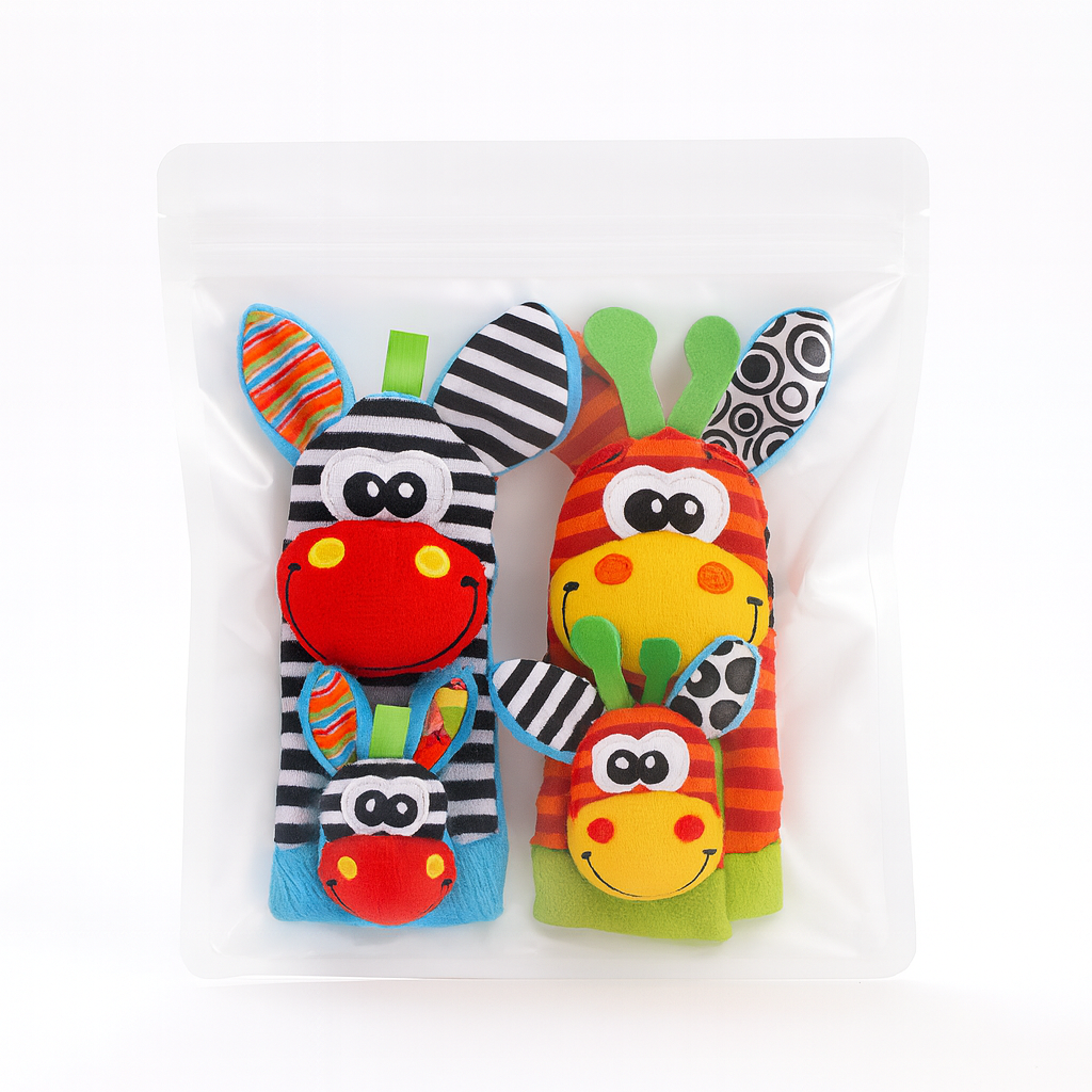Ensemble de chaussettes hochet pour bébé et jouets pour poignet