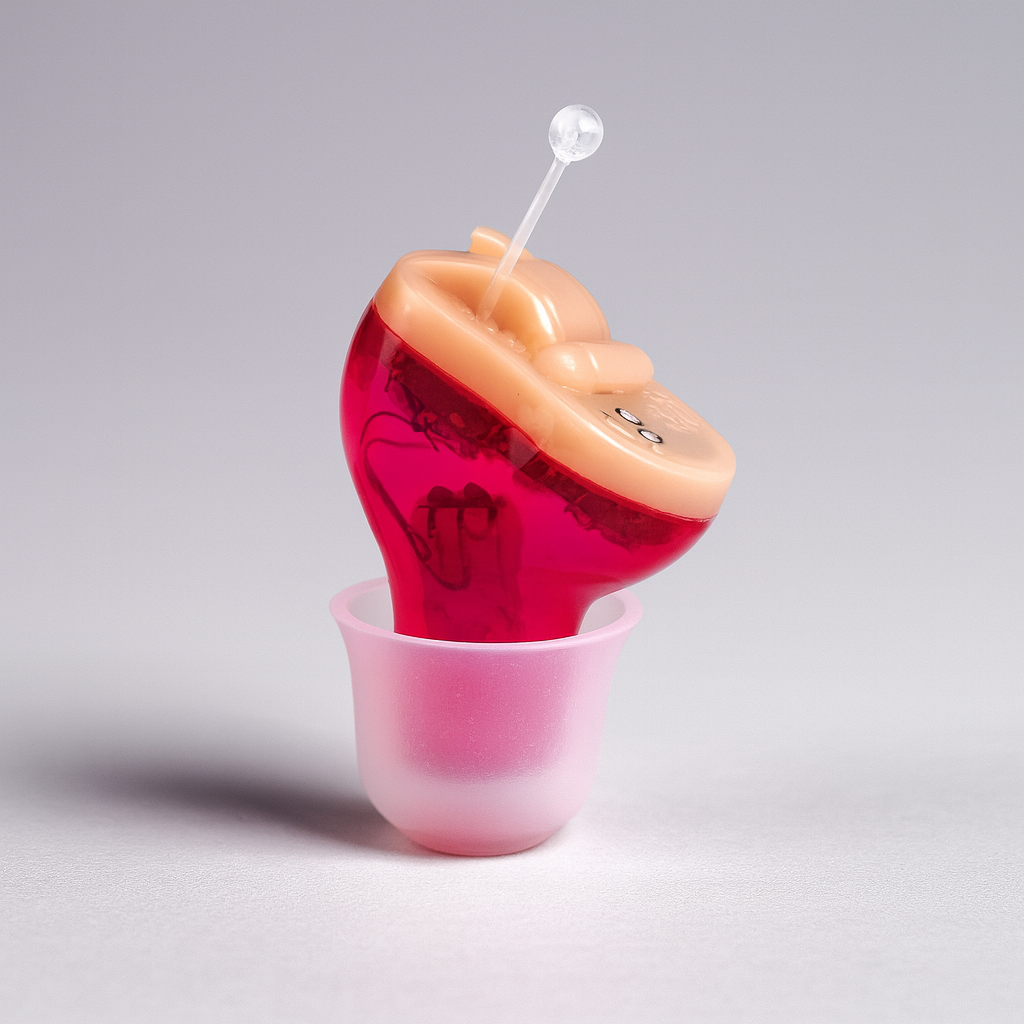 Ładowalne cyfrowe aparaty słuchowe niewidoczne dopasowanie