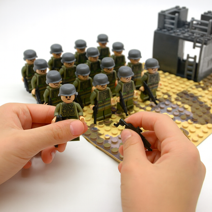 Blocchi da Costruzione Soldato Esercito Militare