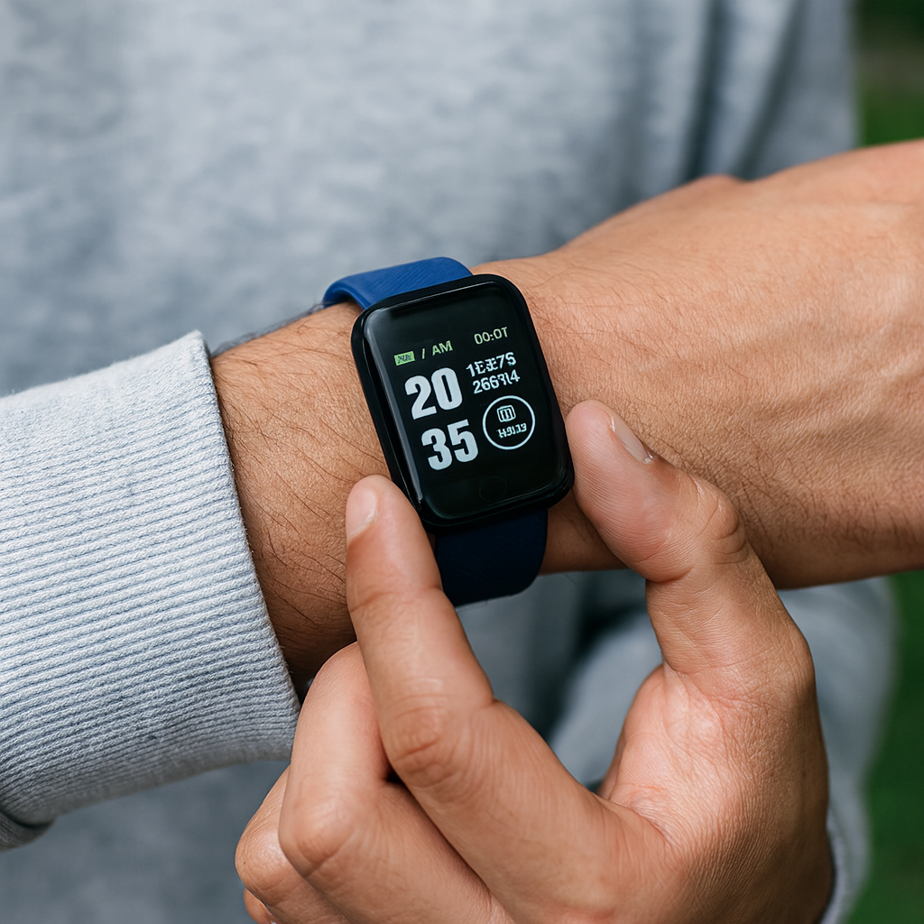 Montre intelligente écran tactile tracker de fitness