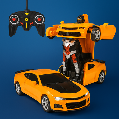 Remote Control Transforming Robot Car Toy