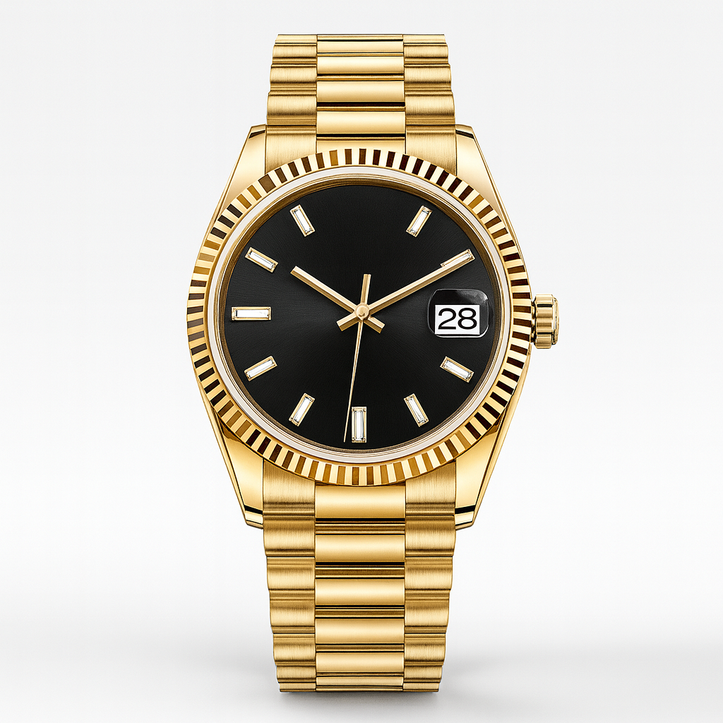 Herren Edelstahl Automatik-Uhr