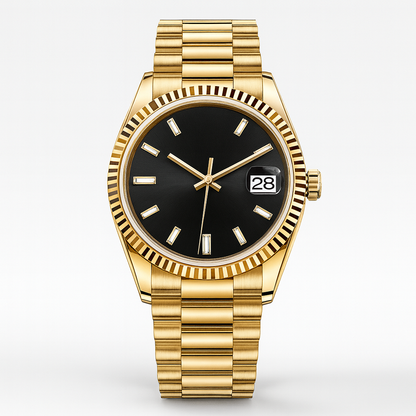 Herren Edelstahl Automatik-Uhr