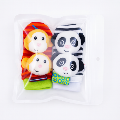 Baby Rattle Socks Wrist Toys Set