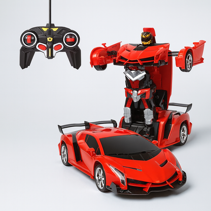 Remote Control Transforming Robot Car Toy
