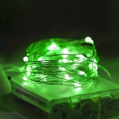 Guirlande lumineuse à piles en fil de cuivre