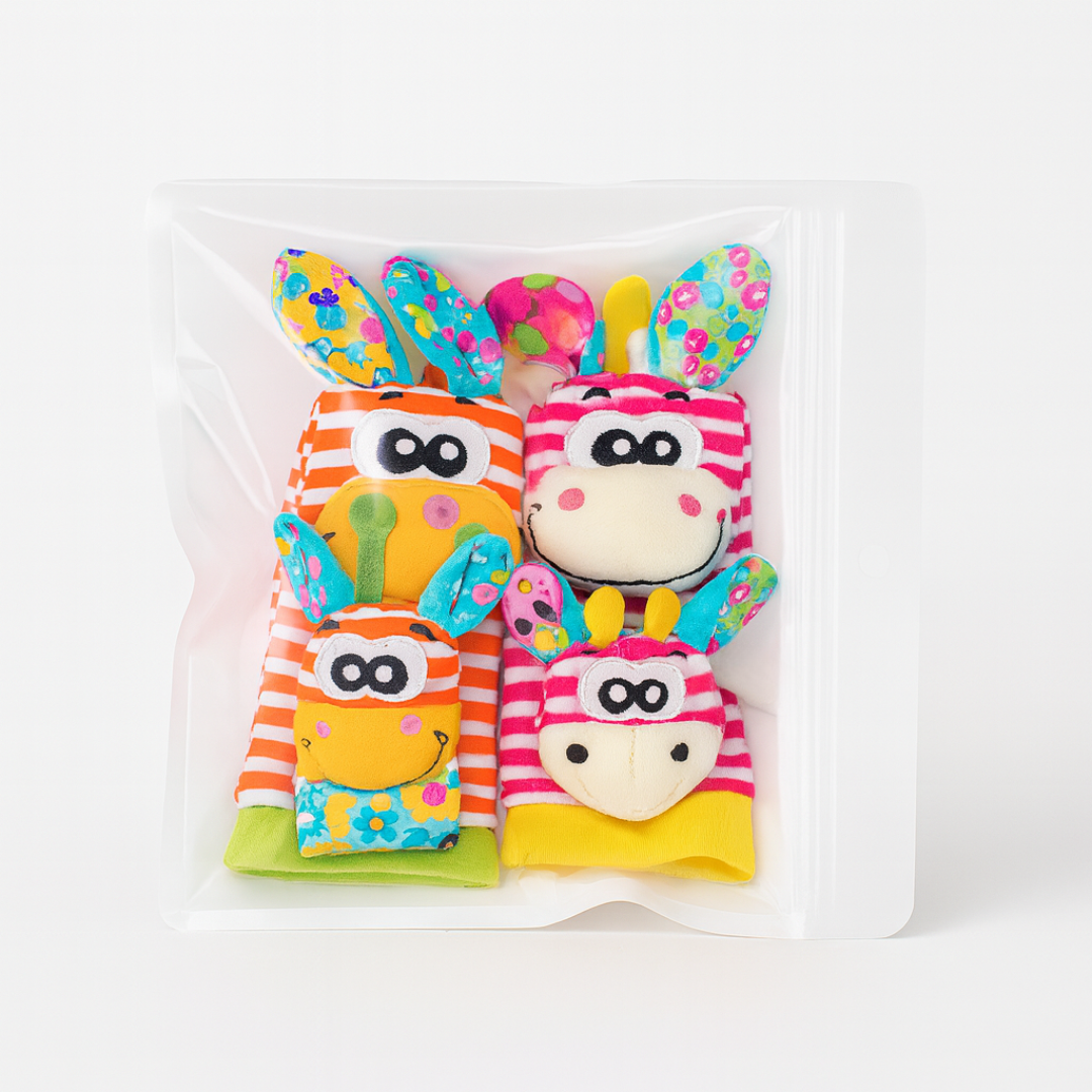 Baby Rattle Socks Wrist Toys Set