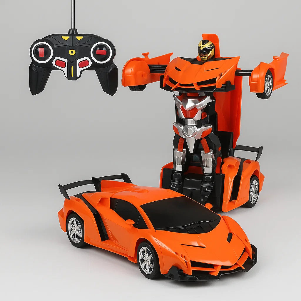 Remote Control Transforming Robot Car Toy
