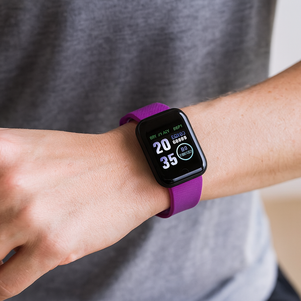 Montre intelligente écran tactile tracker de fitness