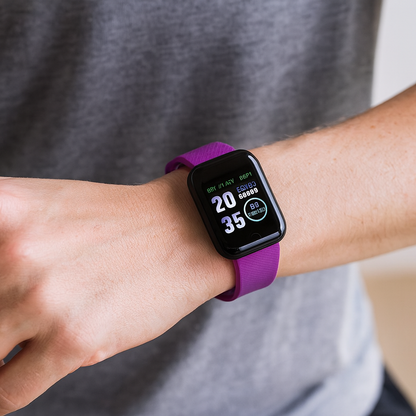 Montre intelligente écran tactile tracker de fitness