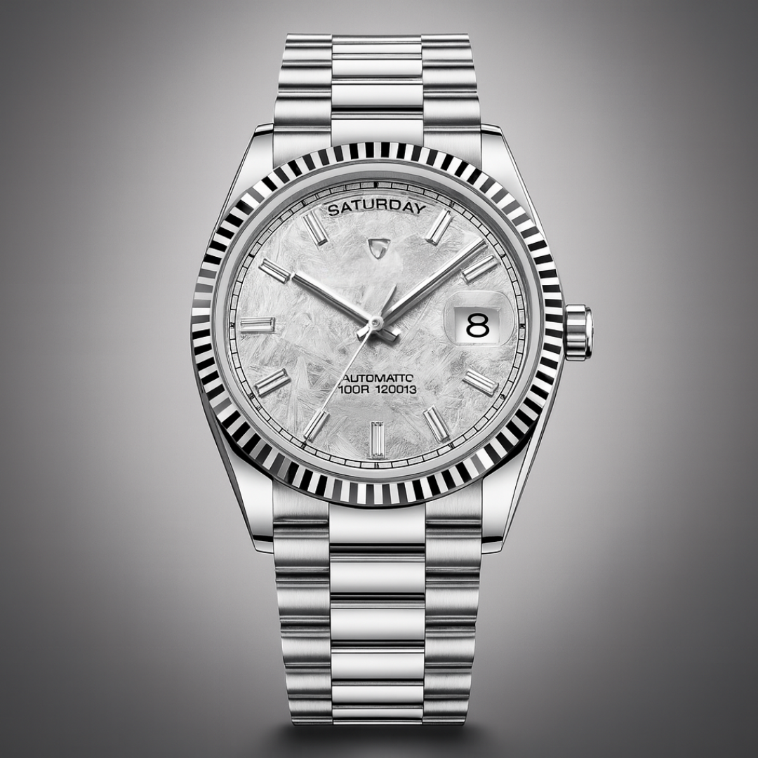 Herren Edelstahl Automatik-Uhr