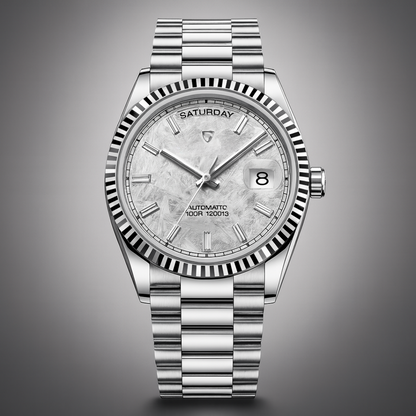 Herren Edelstahl Automatik-Uhr